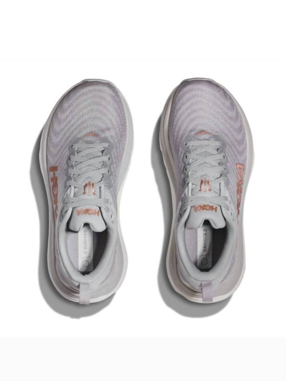 HOKA Women's Gaviota 5 Road Running Shoes in Harbor Mist/Rose Gold Size 7.5 - Picture 4 of 11